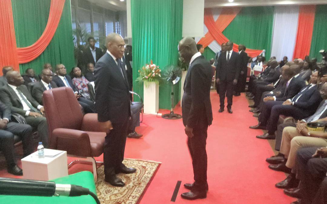 CÉRÉMONIE OFFICIELLE DE PRÉSENTATION DE VŒUX AU MINISTRE ADAMA COULIBALY  LA DAF PRÉSENTE